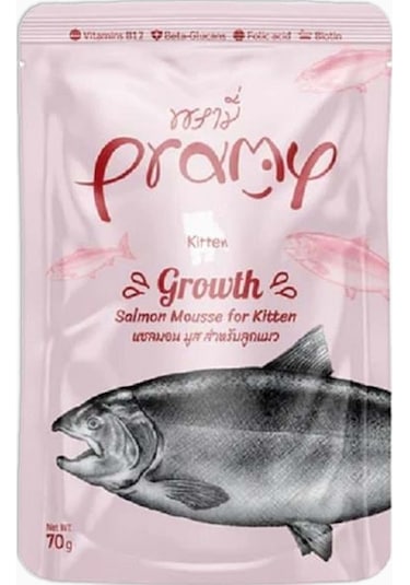 Pramy Somonlu Mousse Yavru Kedi Maması 70 G