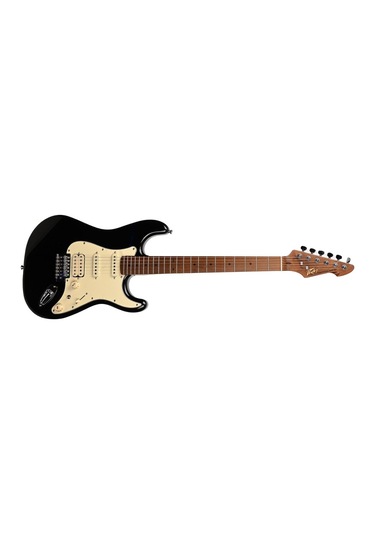 Peavey Raptor Lightning Bolt St Hss Stratocaster Elektro Gitar Black