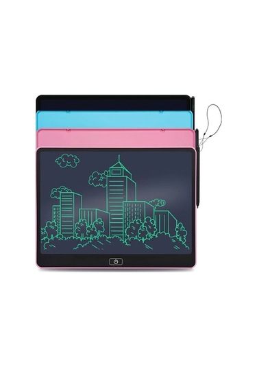 Trendooze Gaojunshop01 16 Lcd Çizim Tableti - Açık Mavi, Eğitici Doodle Tahtası Açık Mavi