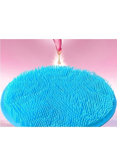 Yuvarlak Vantuzlu Banyo Sırt Kese Matı 26 Cm 5361 Diğer