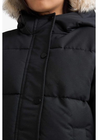 Defacto Kız Çocuk Kapüşonlu Fermuarlı Parka C8755a825aubk27 Siyah-bk27 Defacto Kız Çocuk Kapüşonlu Fermuarlı Parka C8755a825aubk27 Siyah-bk27