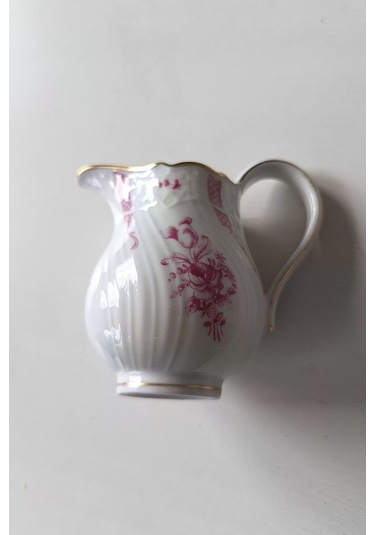 Hutschenreuther Dresden Tarzı Vintage Sütlük Çok Renkli