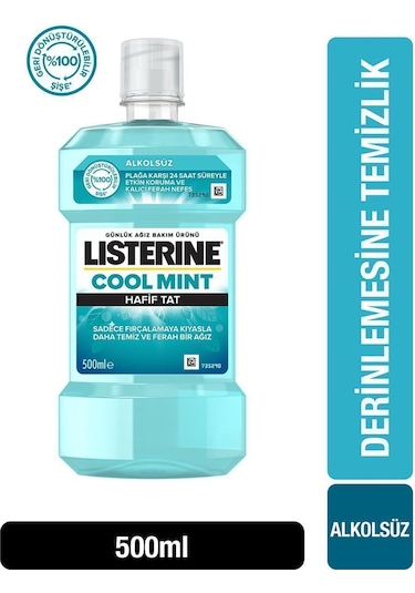 Listerine Zero Hafif Tat Ağız Bakım Suyu 500 ML