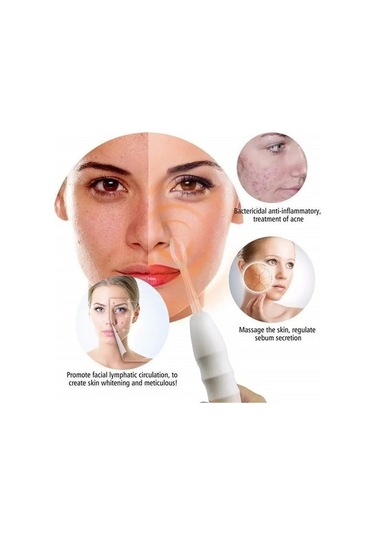 4'ü 1 Arada Yüksek Frekanslı Yüz Temizleme Ve Sıkılaştırma Cihazı - Cam Tüplü Elektroterapi Aleti 9868