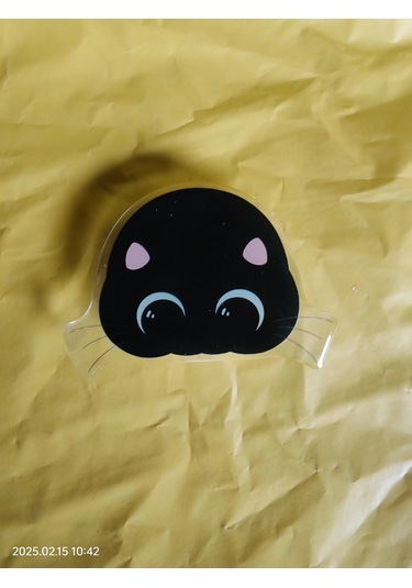 Goldenqian Grip Ve Çoklu İfade Telefon Tutucu İle Sevimli Akrilik Kedi Telefon Tutucu 5 5