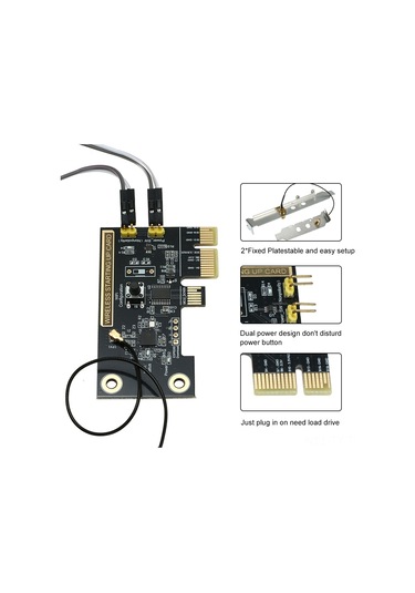Teltree Ewelink Wifi Akıllı Pc Açma/kapama Kartı - Uzaktan Kontrol, Zamanlayıcı, Alexa & Google Asistan Desteği 1-gang