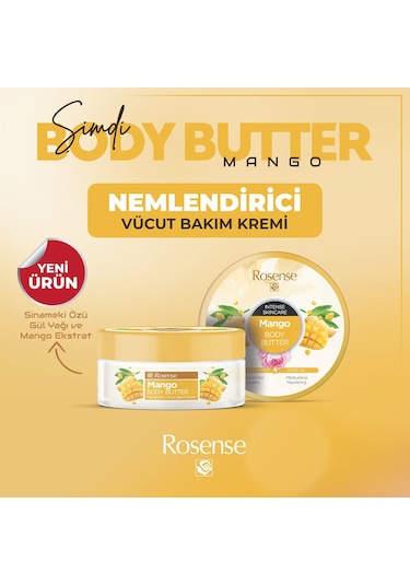 Rosense Body Butter Mango & Gül 150 Ml