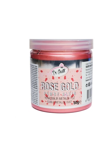 Toz Sim Metalik Dr. Gusto 50 Gr Rose Gold