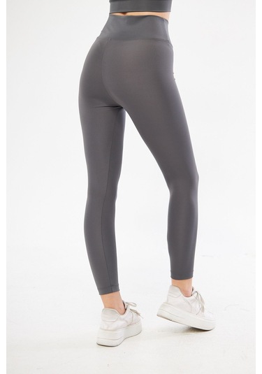 Lesa Wear Yüksek Bel Likralı Toparlayıcı Tayt Antrasit