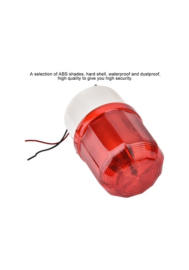 Geeroyoo Ac220v Led Döner Alarm Işığı - Yüksek Parlaklık, Su Geçirmez, Abs Kasa, Trafik Ve İnşaat Uygulamaları