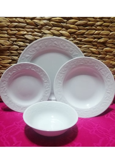 Porland Hazan 24 Parça 6 Kişilik Yemek Takımı