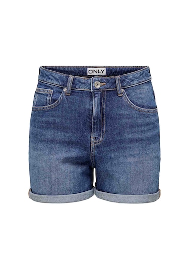 Only Onljosephınestretch Short Mavi Kadın Şort Mavi