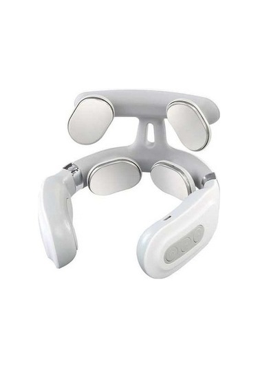 Tysm 4 Kafalı Servikal Masaj Aleti, Usb Şarjlı Beyaz, Novahub Mağazası Beyaz Beyaz