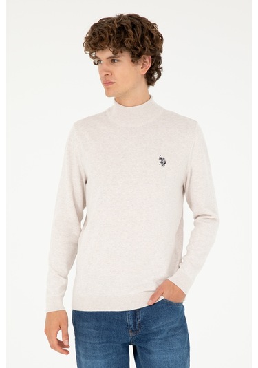 U.s. Polo Assn. Erkek Taş Melanj Kazak /triko 50293499-vr225 Taş Melanj