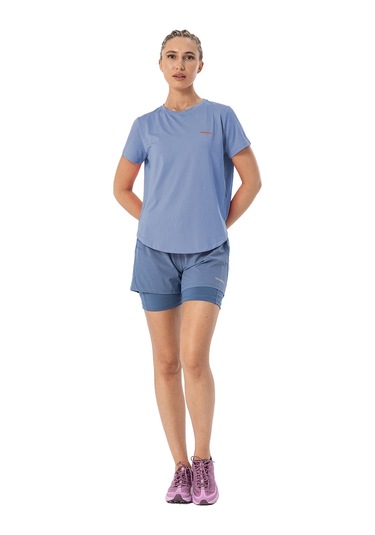 Merrell Tyme Kadın Koşu T-shırt Mavi Mavi