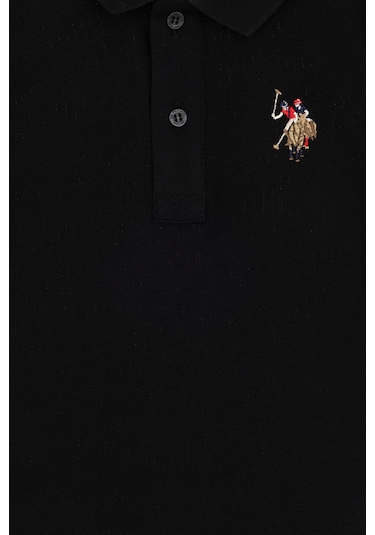U.s. Polo Assn. Erkek Çocuk Siyah Tişört Basic 50306484-vr046 Siyah