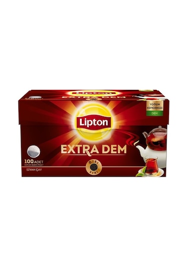 Lipton Extra Dem Siyah Demlik Poşet Çay 100 x 3.2 G