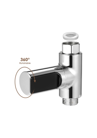 Gajeena Bebek Ve Gençler İçin Led Ekranlı Şişme Su Sıcaklığı Ölçer - Su Basıncı İle Çalışır, Pil Gerektirmez Diğer