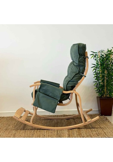 Reyo Santorini Sallanan Sandalye Dinlenme Ve Tv Koltuğu Yeşil