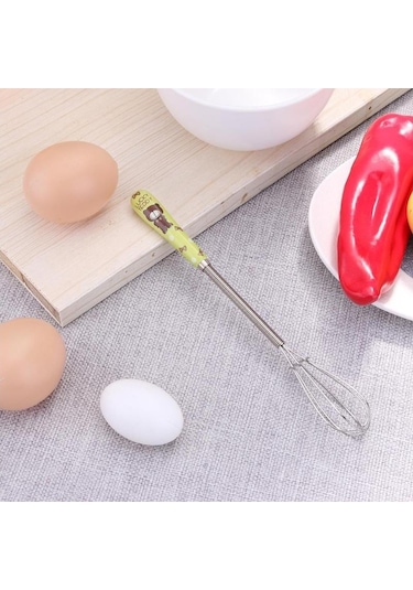 Soulader N11 Özel Çok Amaçlı Paslanmaz Çelik Manuel Yumurta Çırpıcı Mutfak Gereci El Tipi Yumurta Karıştırıcı Döner Mekanizmalı Pratik Çırpma Aleti Diğer