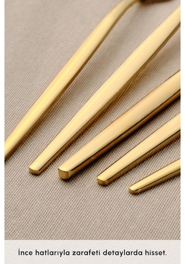 Karaca  Orion Gold 6 Kişilik 30 Parça Çatal Kaşık Bıçak Takımı