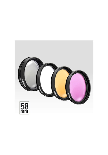 Polaroid Filtre Kit 58 MM 4'lü