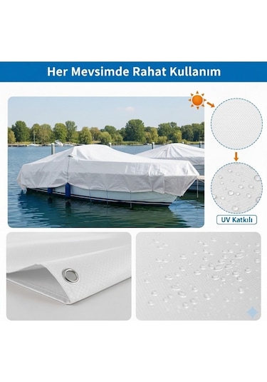 Arı Pe Branda - 120 Gr/m2 Beyaz