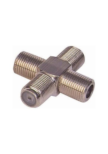 F Konnektör Dişi T Fiş 4'lü 100Adet