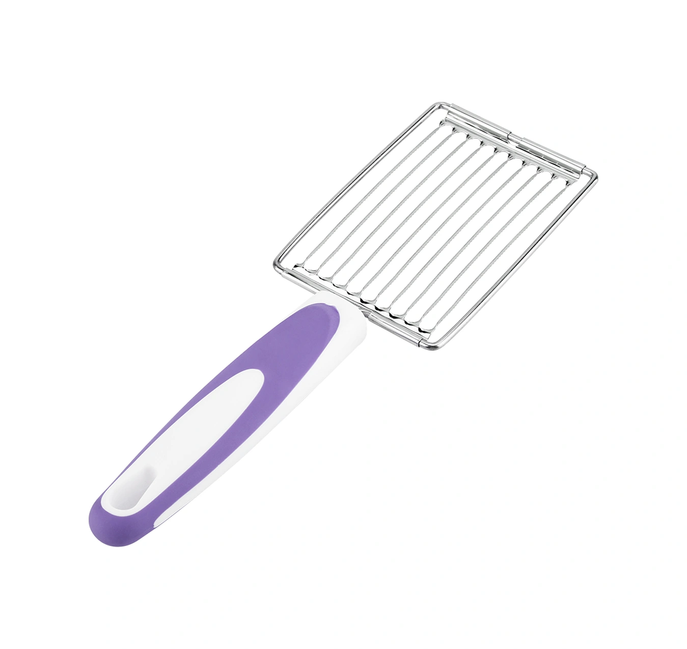 Xiyyadms Stainless Steel Multifunctional Gıda Dilimleyici - Ham, Peynir, Misket Et Ve Daha Fazlasını Eşit Dilimlere Ayırır - Ergonomik Anti-kayma Kolu - Mutfak Aleti Mavi Mavi