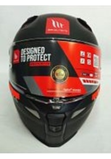 Mt Kask Revenge 2 Solid A1 Matt Black Şeffaf Vizörlü Mat Siyah Mat Siyah