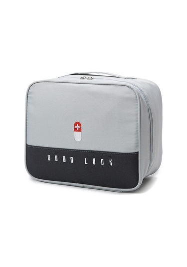 Çok Fonksiyonlu Taşınabilir Tıbbi Ilk Yardım Çantası Gri 643703