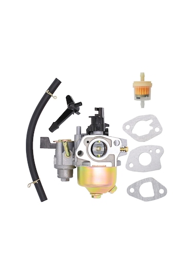 Mufunye Honda Gx120/gx160/gx200 Motorlu Pompa Karbüratörü, 19mm, Yakıt Filtresi İle, 16100-zh8-w61 Uyumlu