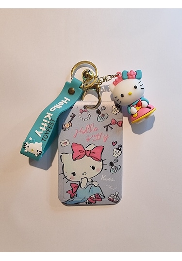 Hello Kitty Figür Anahtarlık Çanta Aksesuarı Ve Kartlık 2 Si Bir Arada - Model 1 Hello Kitty Figür Anahtarlık Çanta Aksesuarı Ve Kartlık 2 Si Bir Arada - Model 1