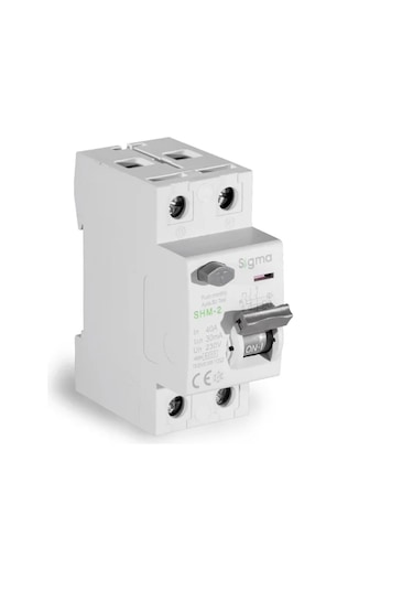 Shm2040030-shm 2p 30ma 40A 6kA Kaçak Akım Koruma Şalteri (KAÇAK AKIM RÖLESİ)