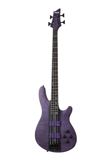 Schecter C-4 GT Bas Gitar (Satin Trans Purple)