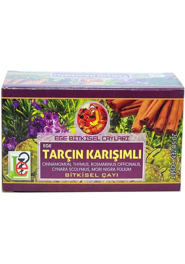 Tarçın Karışımlı Bitkisel Çay 20 Süzen Poşet