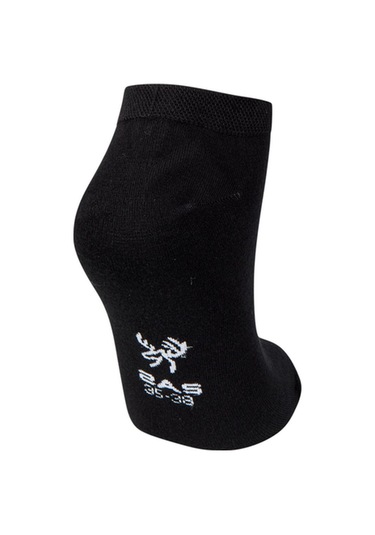 2as Patik Bambu Çorap Siyah