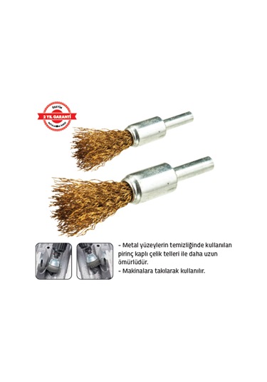Tomax Pimli Saçaklı Kalem Fırça 30 Mm 15 Adet