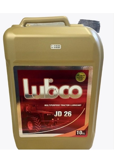 Lubco 10W-30 Transmisson Jd 422 Bidon Traktör Kuyruk Yağı 10 L