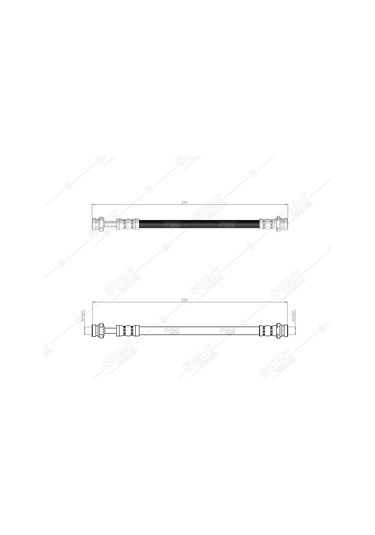 SVAC 800269 Arka Dıs Fren Hortumu H-1 Abssız 08-
