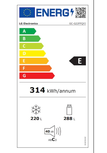 LG GC-G22FFQYJ.AEPPLTK E Enerji Sınıfı 508 L Gardırop Tipi Buzdolabı