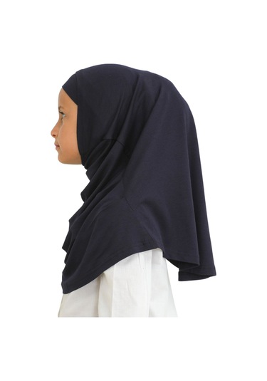 Çocuk Hazır Giyim Başörtüsü Şal Turban Viskon - Lacivert Lacivert