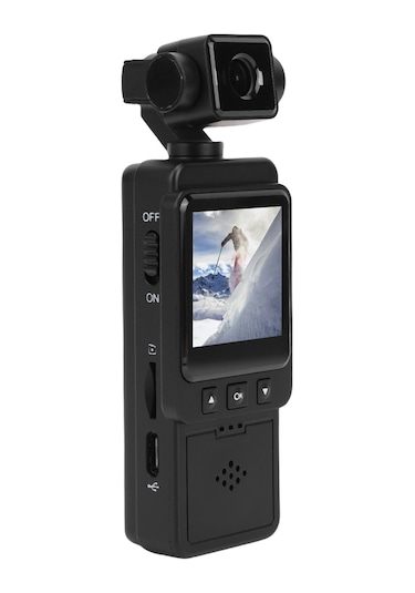 Geeroyoo 1080p Hd Akıllı Dengeleme Kamera - 270 +180 Lens Döndürme, Geniş Açı, 1.53" Ekran, Vlog Ve Yaşam Kaydı İçin Multifonksiyonel Kamkorder