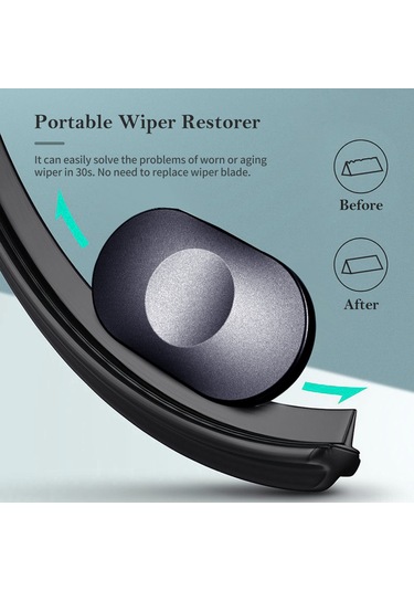 Folinda Araba Silecek Tamiri Aleti - 30 Saniyede Yıpranmış Silecekleri Yenileyici, Her Araç Modeline Uygun, Gürbüz Metal+abs Malzeme