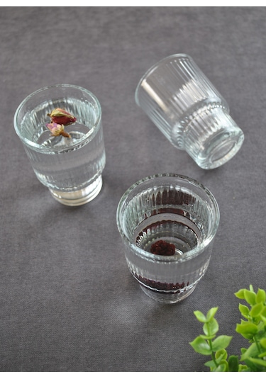 3'lü Su Bardağı Seti 200 Ml-3 Adet Meşrubat Bardak Takımı