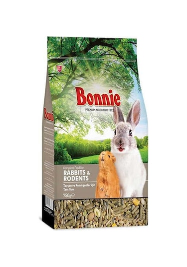Bonnie Tavşan ve Kemirgenler için Tam Yem 750 Gr