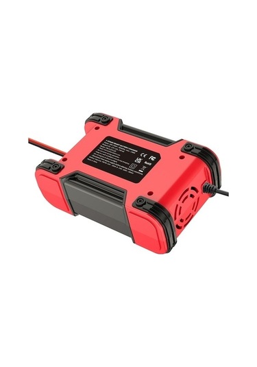 Maoyaya Foxsur 12v 24v 12a Akıllı Akü Şarj Cihazı 7 Aşamalı Darbe Bakım Kırmızı Bb