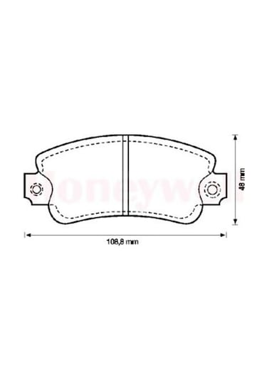 Fiat Uno 60 Ön Fren Balatası Bendix 571297B