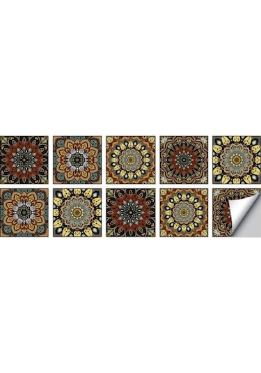 Turuncu&mor Kristal Çini Kendinden Yapışkanlı 3d Duvar Sticker Mutfak Duvar Kağıdı Duvar Re Odası Banyo Duvar Sticker Dğ. 56865522 Diğer