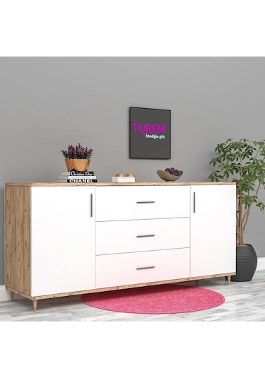 Çiçek Konsol Mdf Antrasit